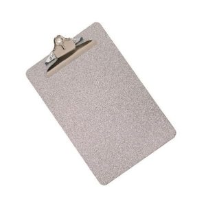 Q-Connect Metal Clipboard Foolscap Grey KF05595