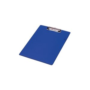 Q-Connect PVC Single Clipboard Foolscap Blue KF01297