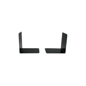 Metal Bookends Heavy Duty W140xD140mm Black (Pack of 2) 0441102